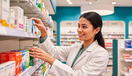 Pharmacist dispensing medicinal cannabis