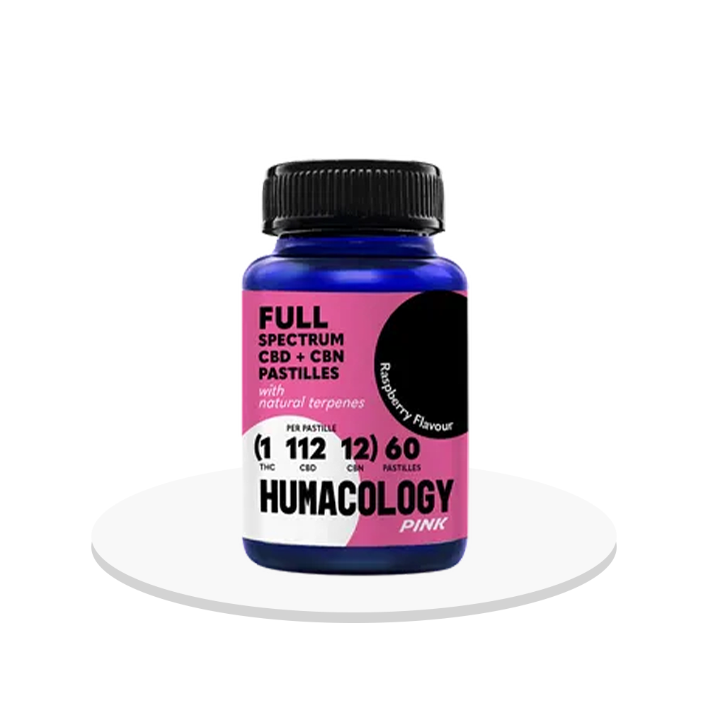 Humacology - THC+CBD+CBG Full Spectrum 'Pink' Pastilles - Edibles 1:112:12