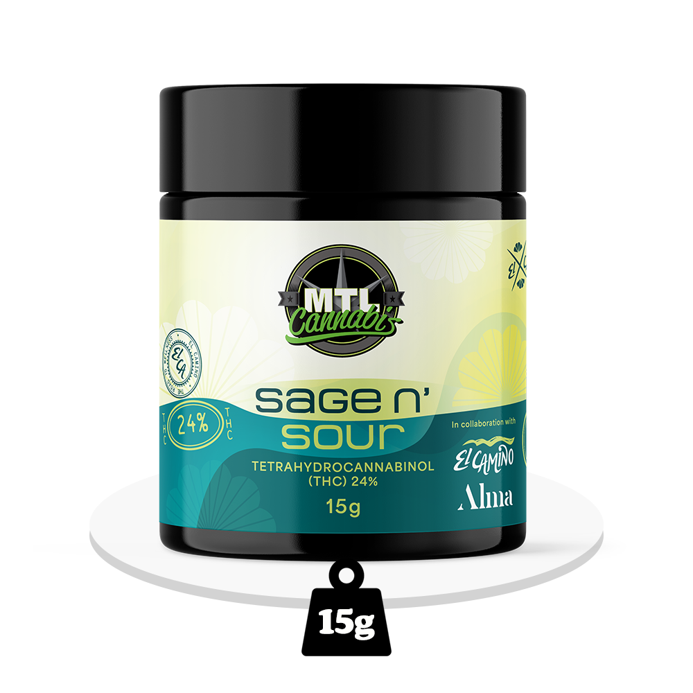 El Camino x MTL - Sage n' Sour - THC Flower 24% - 15g