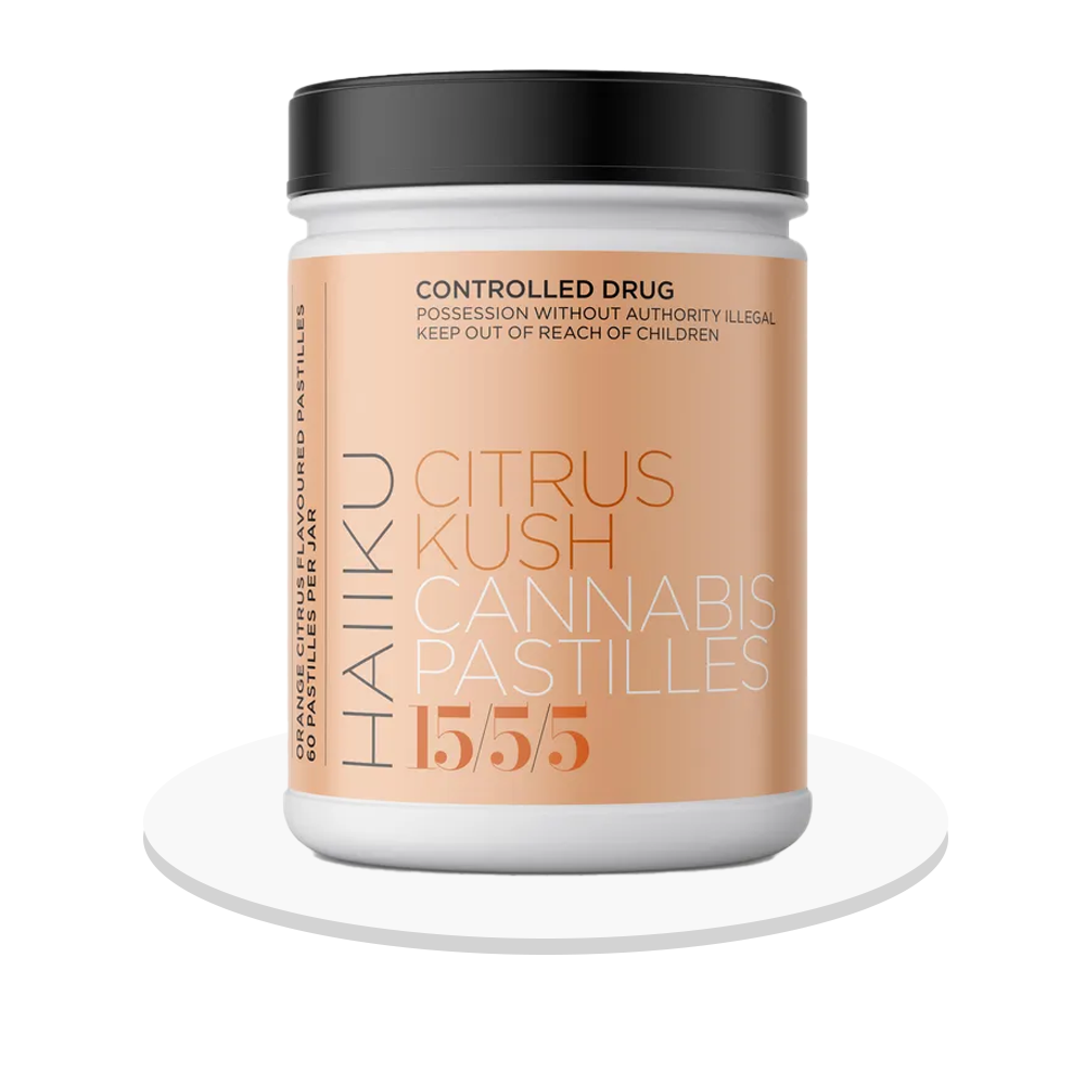 Medigrowth - Haiiku Citrus Kush - Edibles 15/5/5 - 60 Pastilles