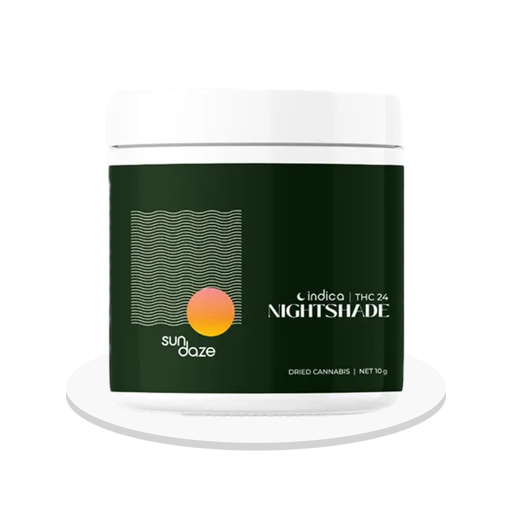 Sundaze - Nightshade - THC Flower 24% - 10g