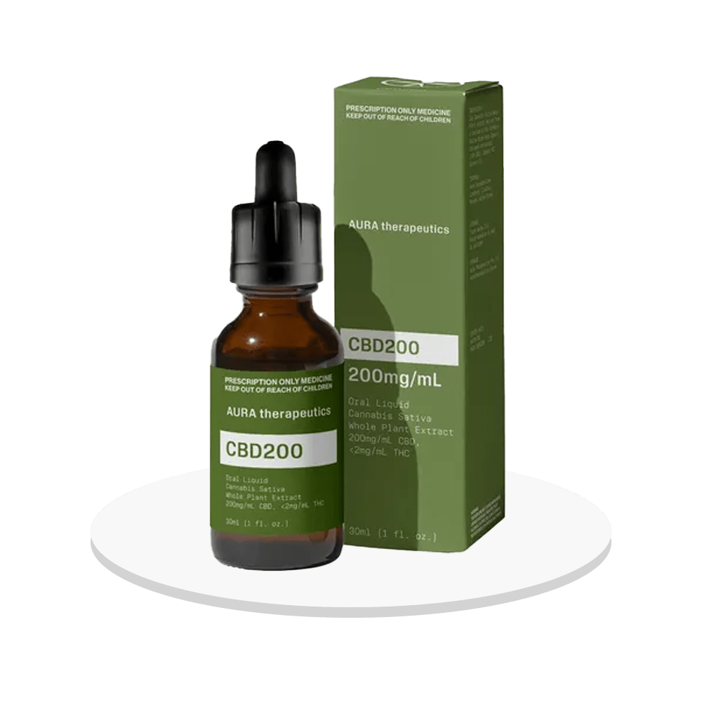 Aura Therapeutics - CBD Oil 200mg - 30mL