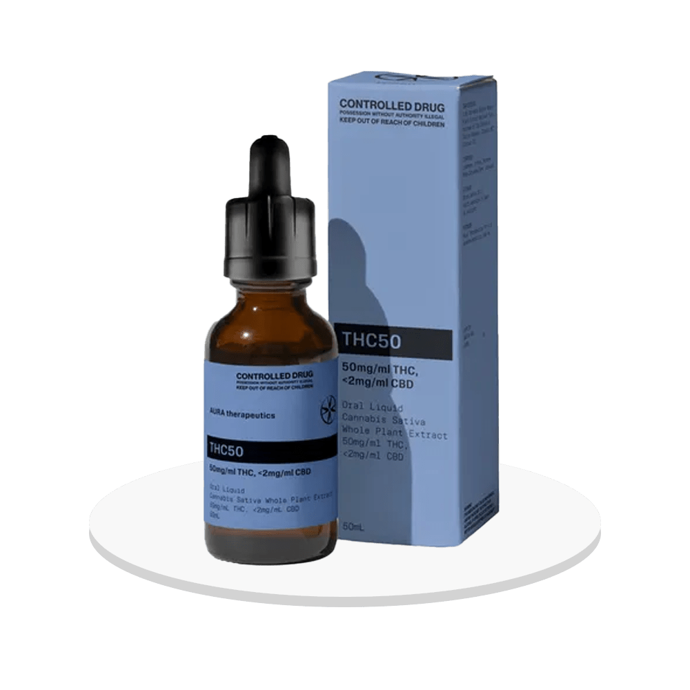 Aura Therapeutics - THC Oil 50mg - 50mL
