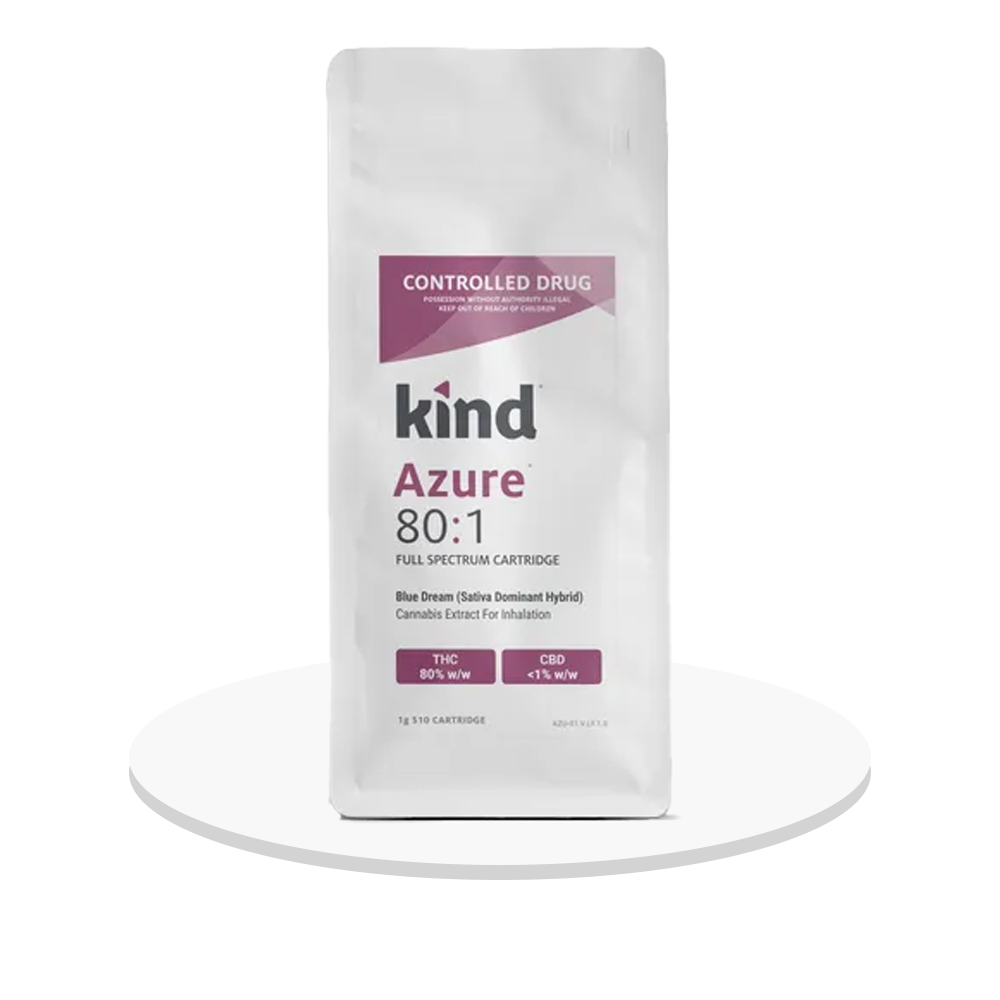 Kind Medical - Azure 80:1 - Liquid Vape Cartridge - 1g