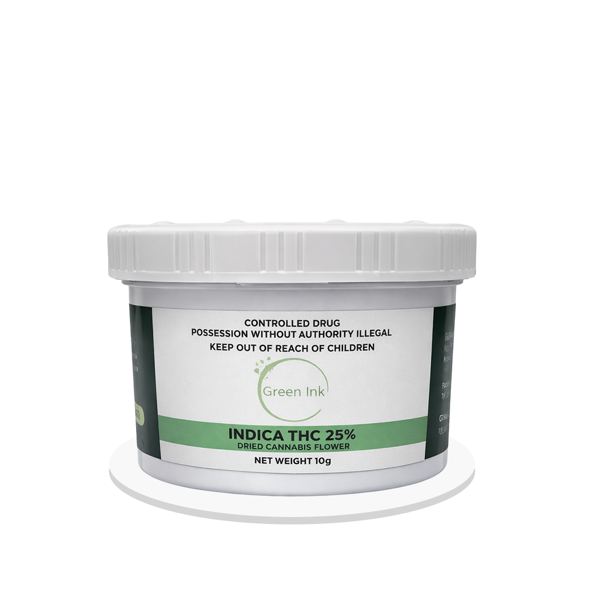 Green Ink - Indica - THC Flower 25% - 10g