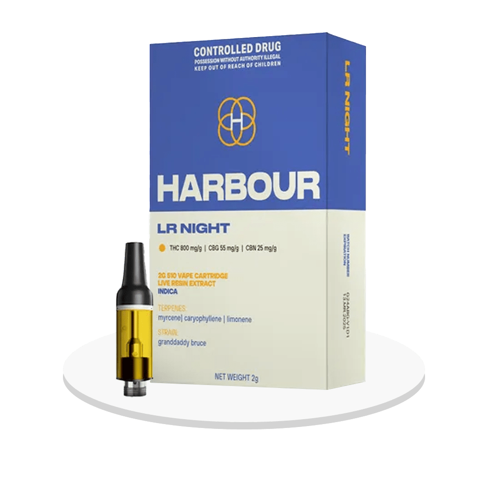 Harbour - LR Night THC 800mg - Liquid Vape Cartridge - 2g