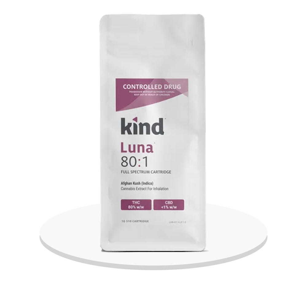 Kind Medical - Luna 80:1 - Liquid Vape Cartridge - 1g