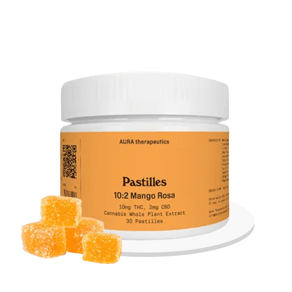 Aura Therapeutics - Mango Rosa - Edibles 10:2 - 30 Pastilles