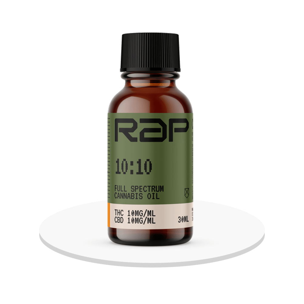 RAP - 10:10 - CBD/THC Oil - 30mL