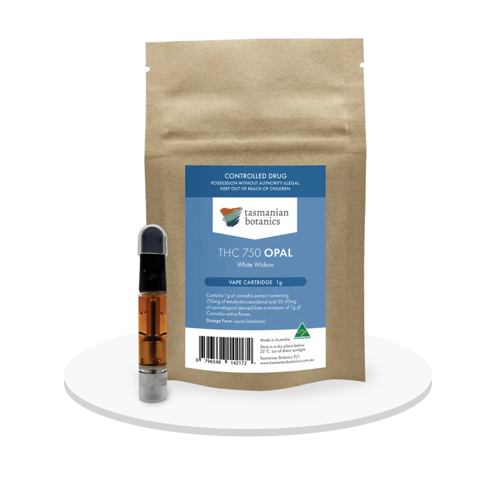 Tasmanian Botanics - Opal THC 800mg - Resin Vape Cartridge
