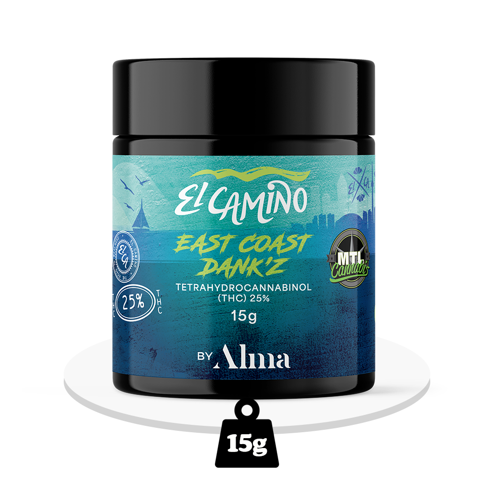 El Camino - East Coast Dank'z - THC Flower 25% - 15g