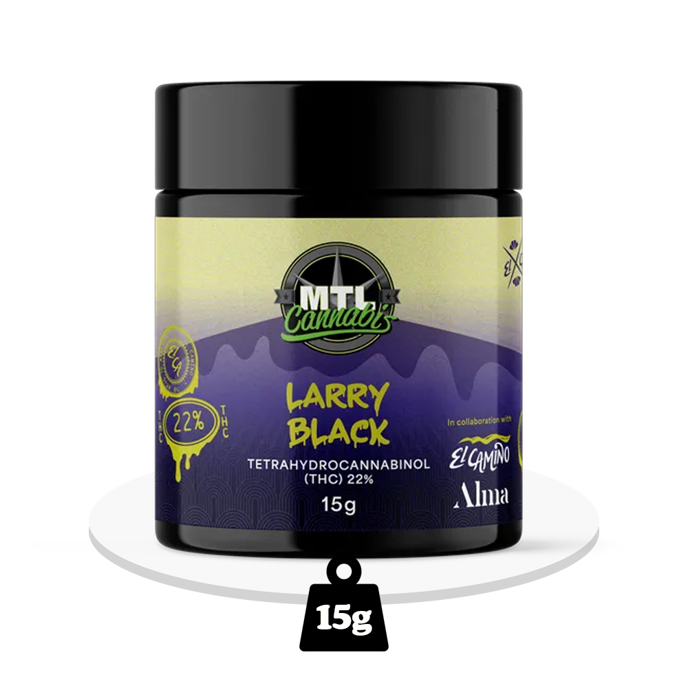 El Camino x MTL - Larry Black - THC Flower 22% - 15g