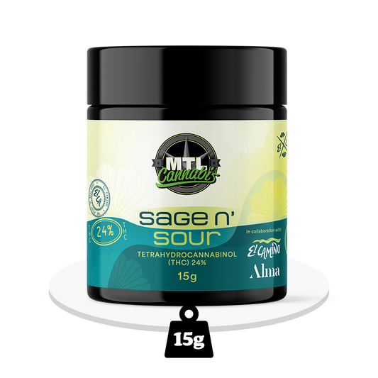 El Camino x MTL - Sage n' Sour - THC Flower 24% - 15g