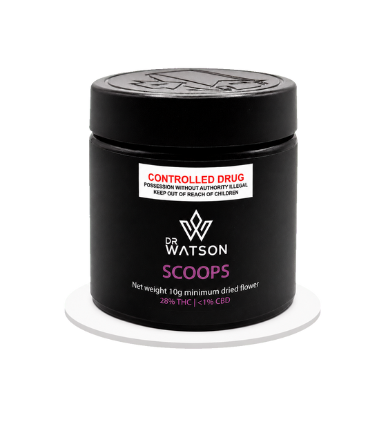 Dr Watson - Scoops - THC Flower 28% - 10g