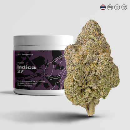 Aura Therapeutics - Kings Tart - Indica THC Flower 27% - 15g
