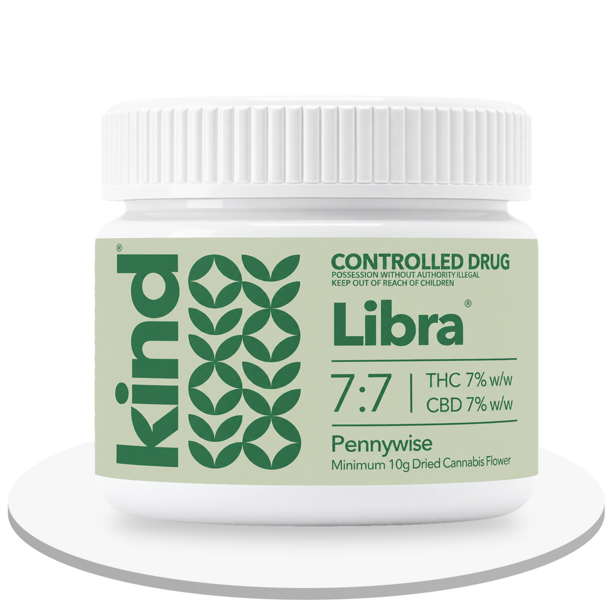 Kind Medical - Libra 7:7 - THC:CBD Flower 7%, 7% - 10g