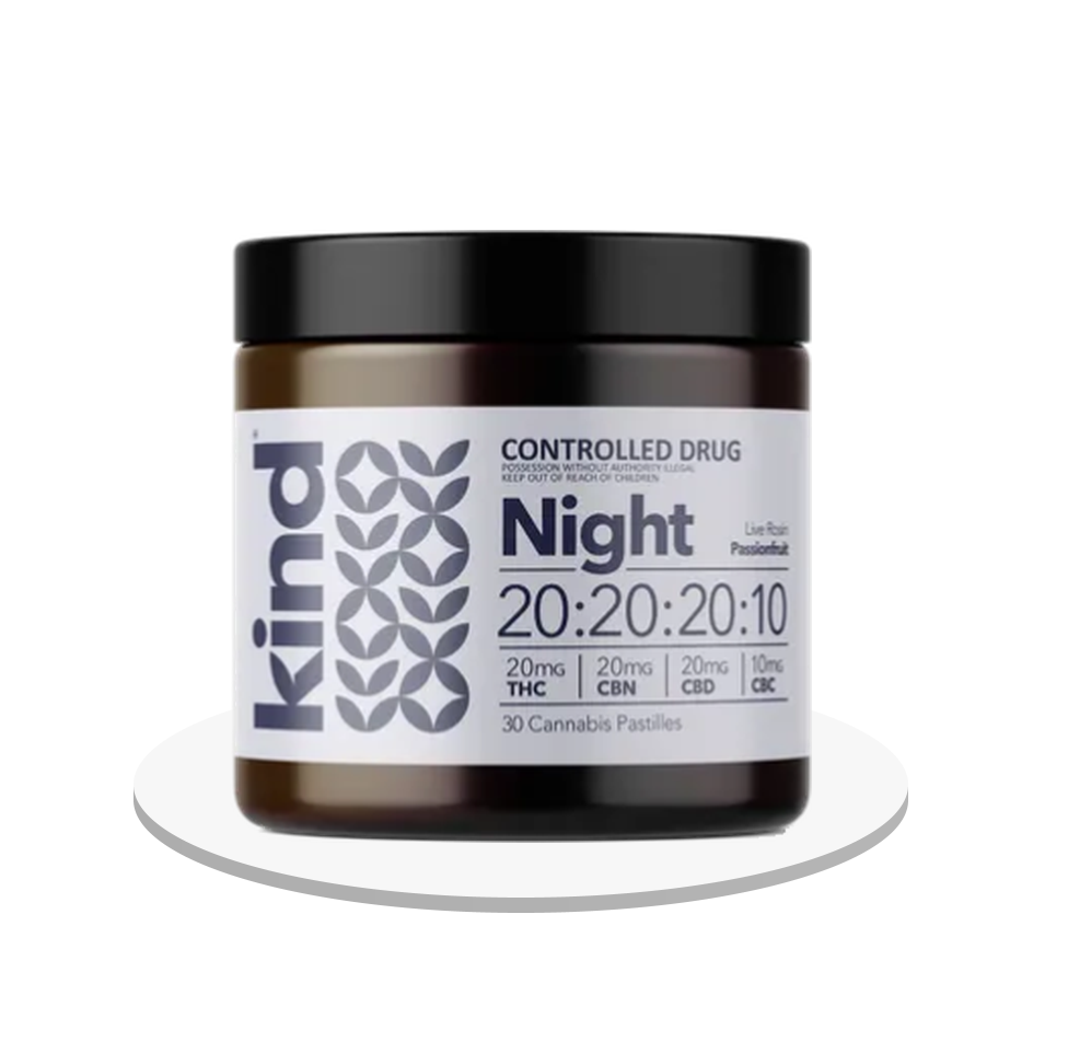 Kind - Night Passionfruit 20:20:20:10 - Live Rosin - Edibles - 30 Pastilles