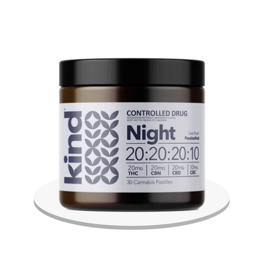 Kind - Night Passionfruit 20:20:20:10 - Live Rosin - Edibles - 30 Pastilles