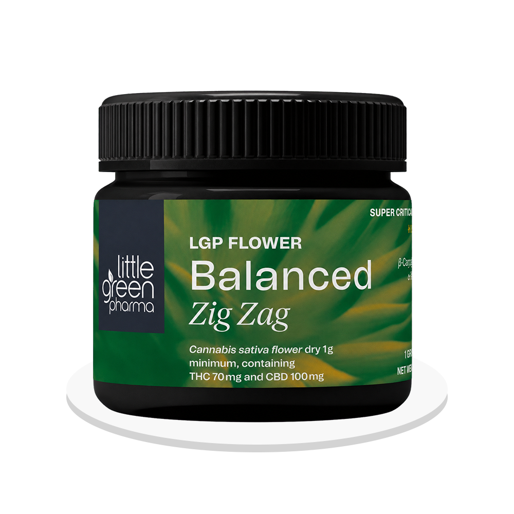 LGP - Zig Zag - Balanced THC/CBD Flower 7%, 10% - 10g