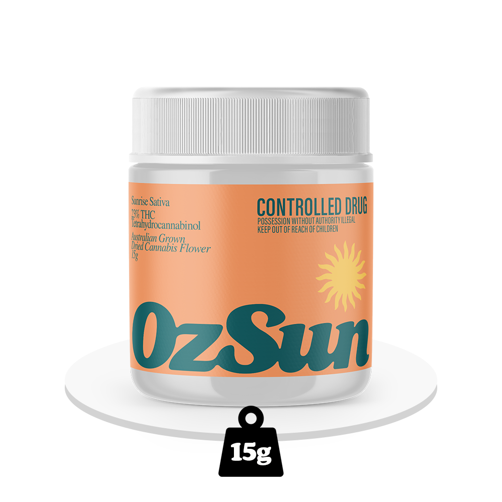 OzSun - Sunrise Sativa - THC Flower 23%