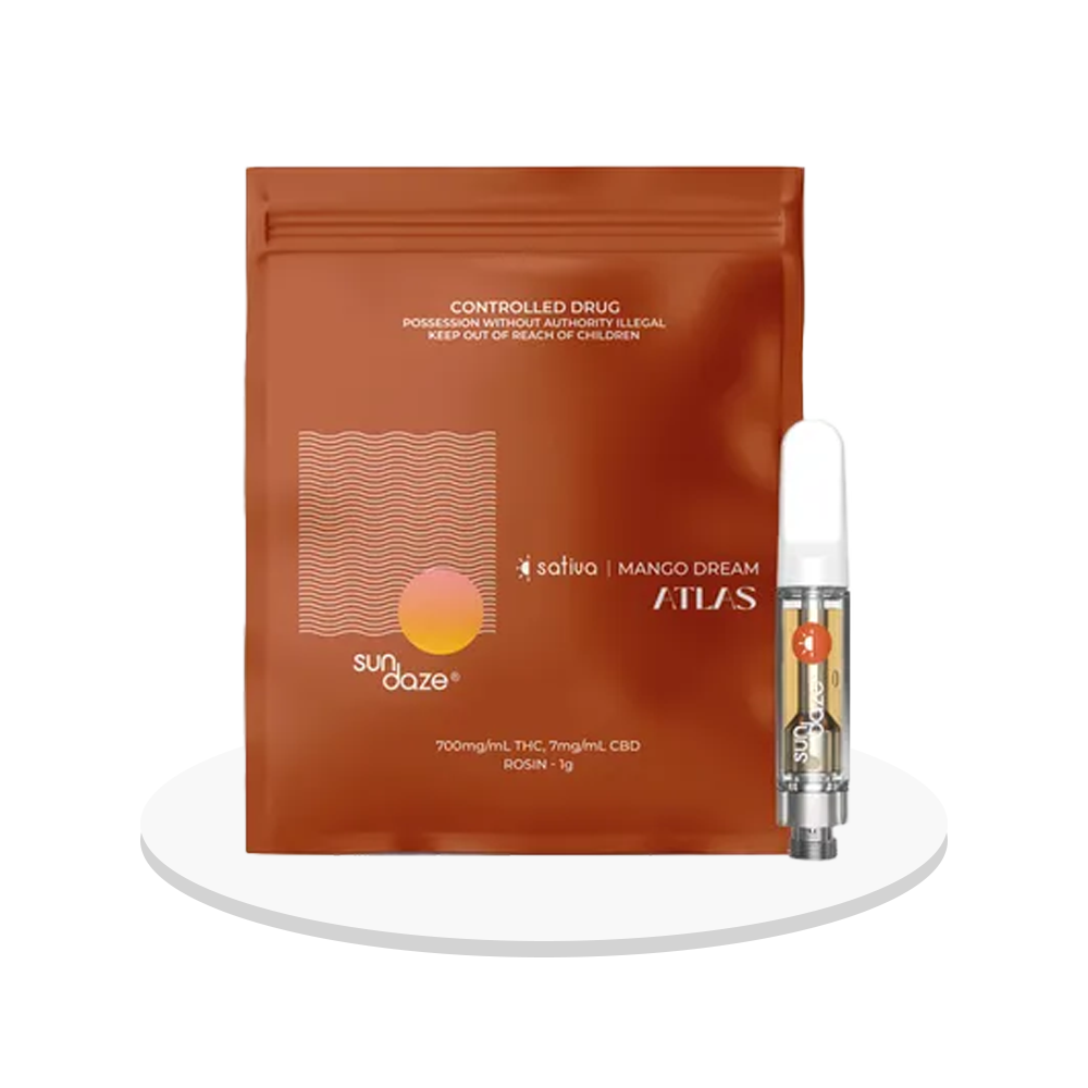 Sundaze - Atlas Rosin Cart (Mango Dream) - Liquid Vape Cartridge - 1g