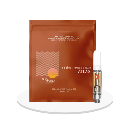 Sundaze - Atlas Rosin Cart (Mango Dream) - Liquid Vape Cartridge - 1g