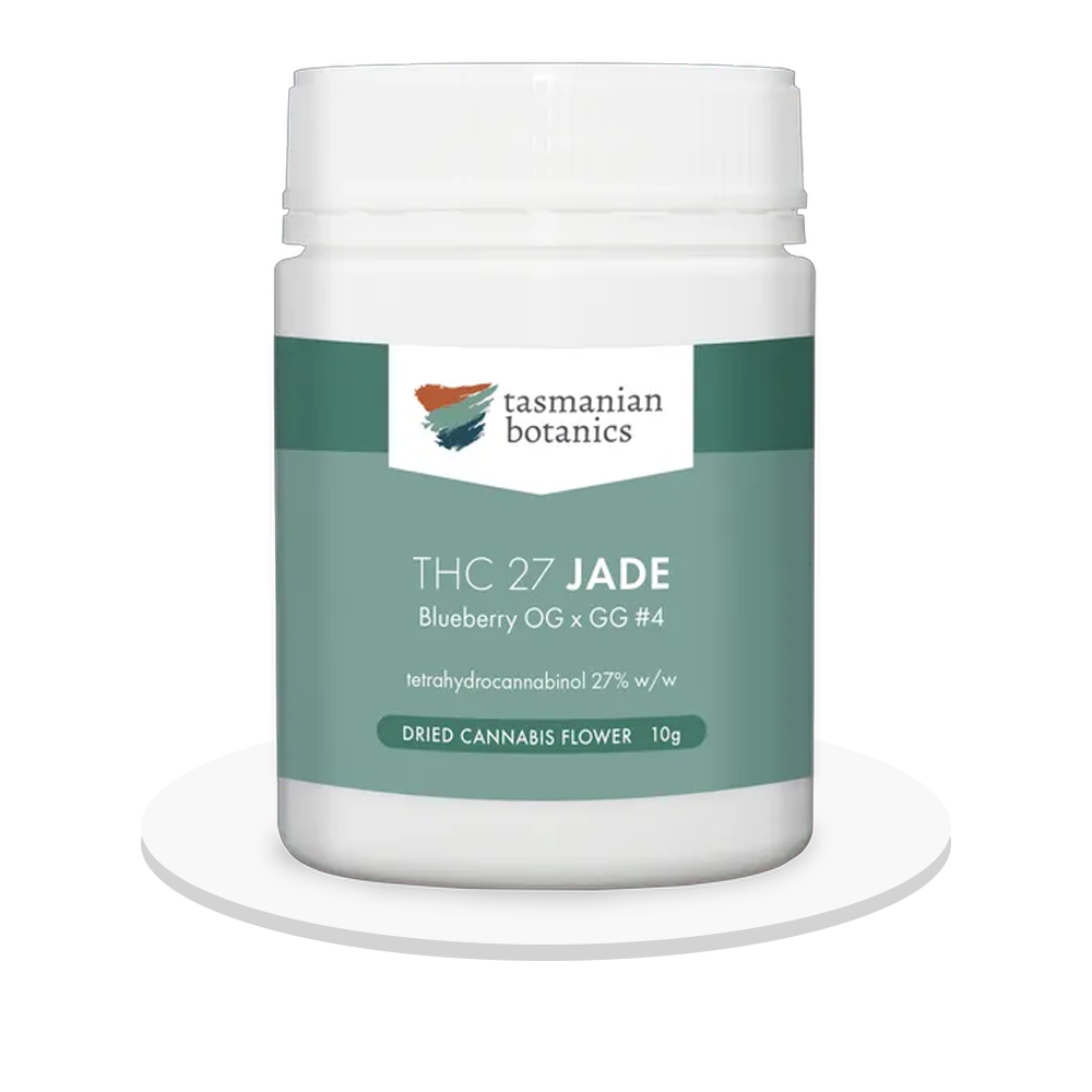 Tasmanian Botanics - THC 27 Jade - THC Flower 27%