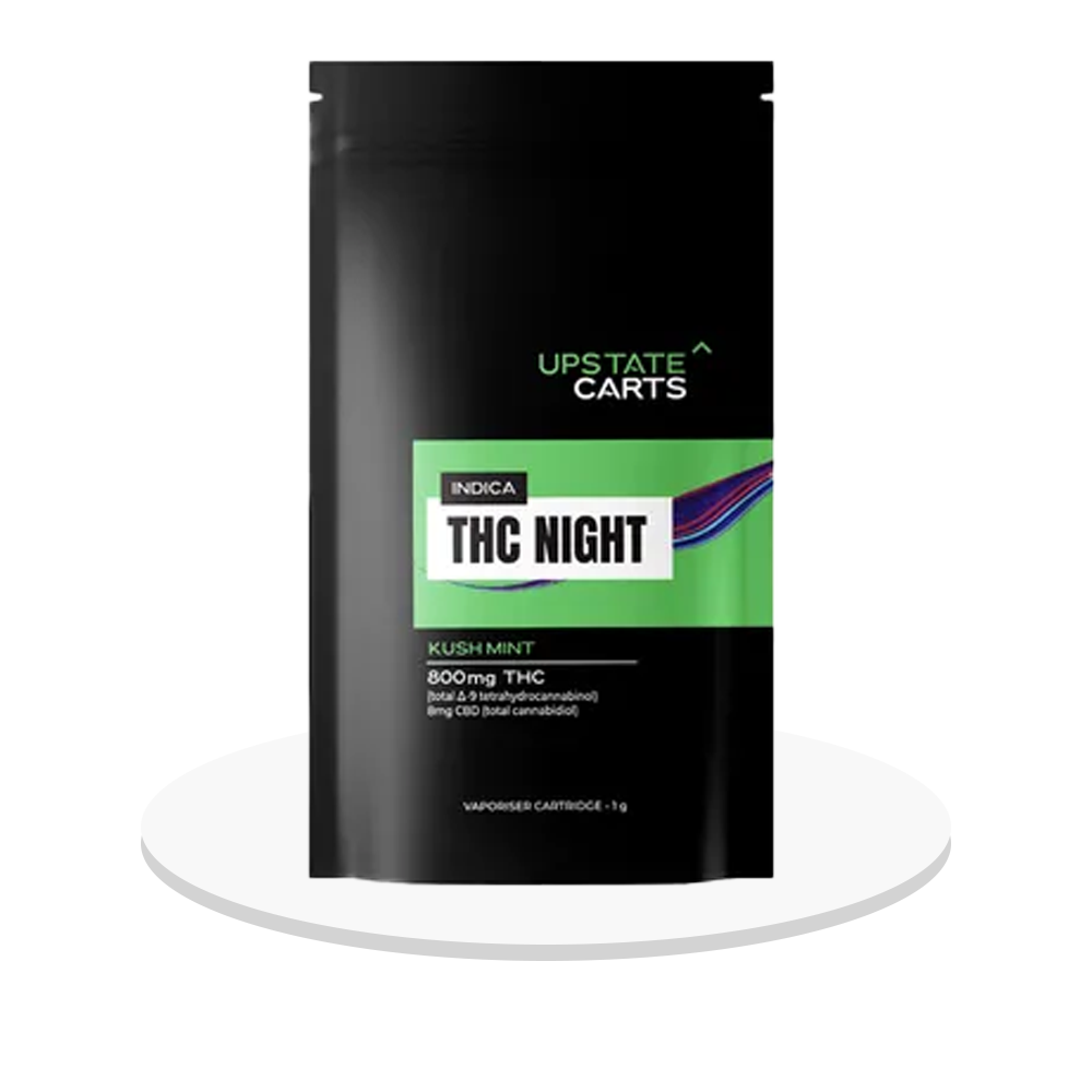 Upstate - THC Night Kush Mint - Liquid Vape Cartridge - 1g