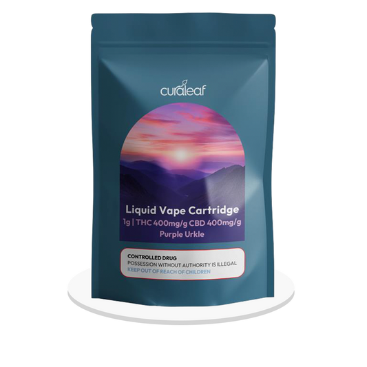 Curaleaf - Purple Urkle - Liquid Vape Cartridge - 1g (Works with QMID Device Only)