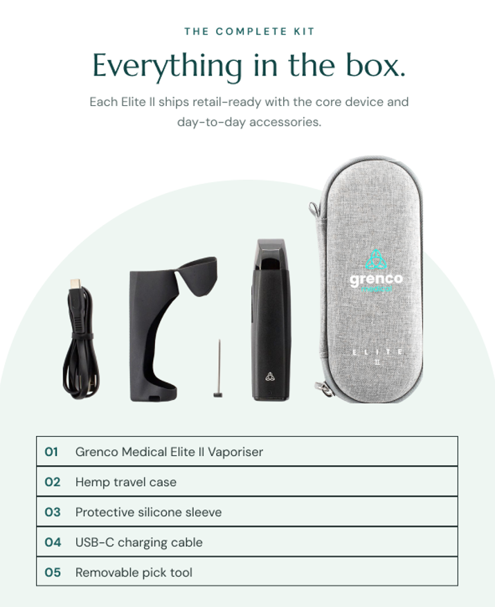 Grenco - Medical Elite II - Dry Herb Vaporiser