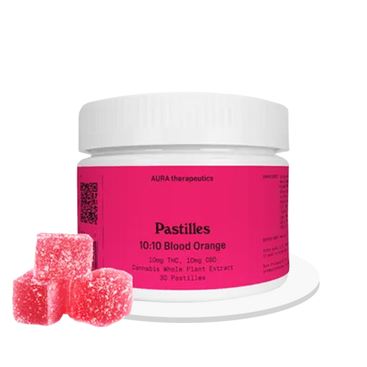 Aura Therapeutics - Blood Orange Pastilles - Edibles 10:10