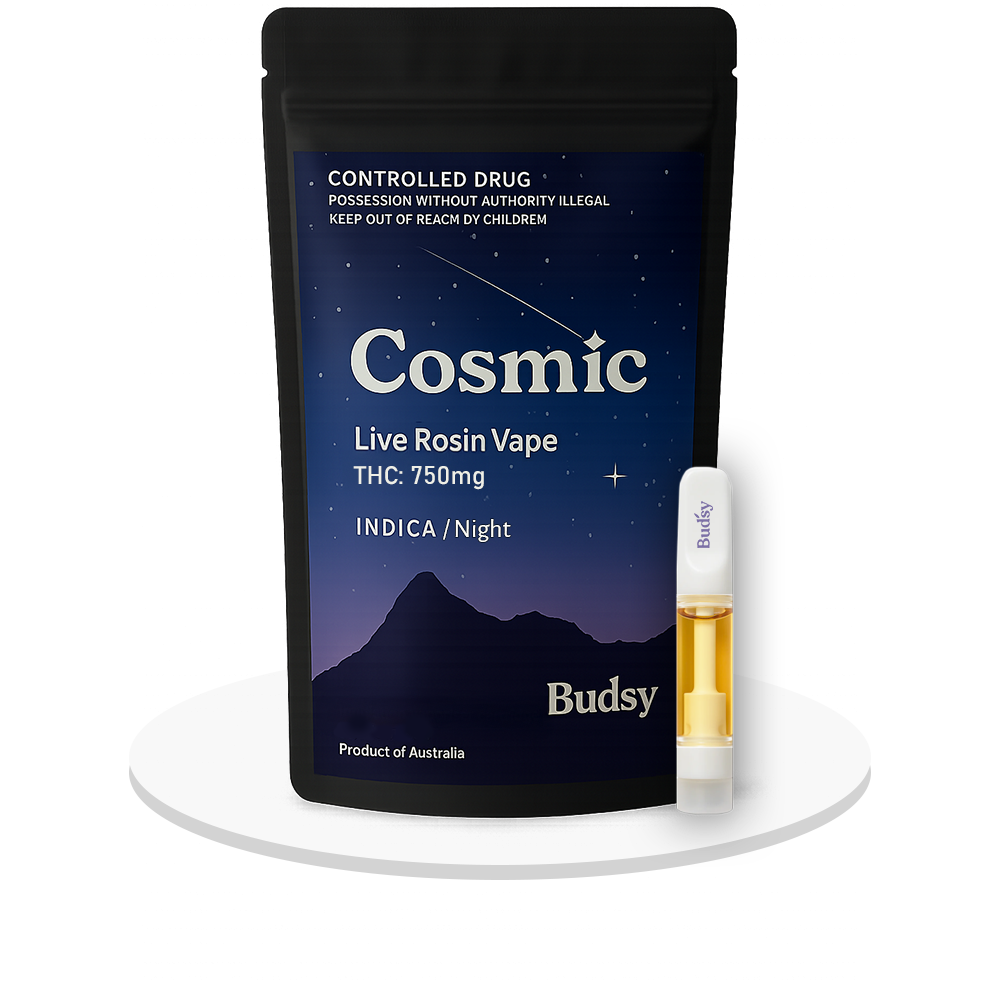 Budsy - Cosmic Live Rosin (Night) - Liquid Vape Cartridge - 1g