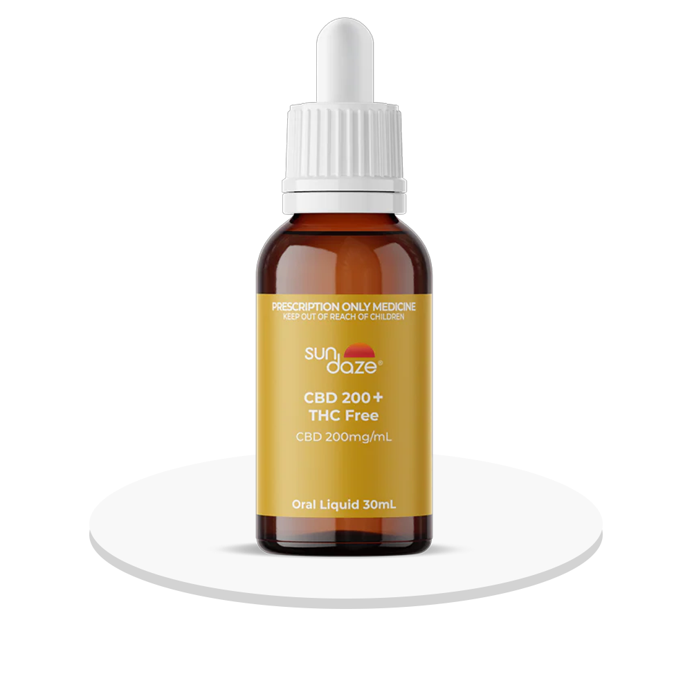 Sundaze - CBD 200+ (THC FREE) Oil - 30mL