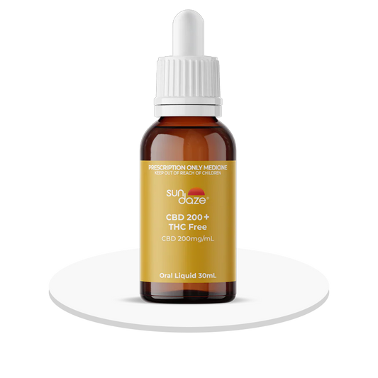 Sundaze - CBD 200+ (THC FREE) Oil - 30mL