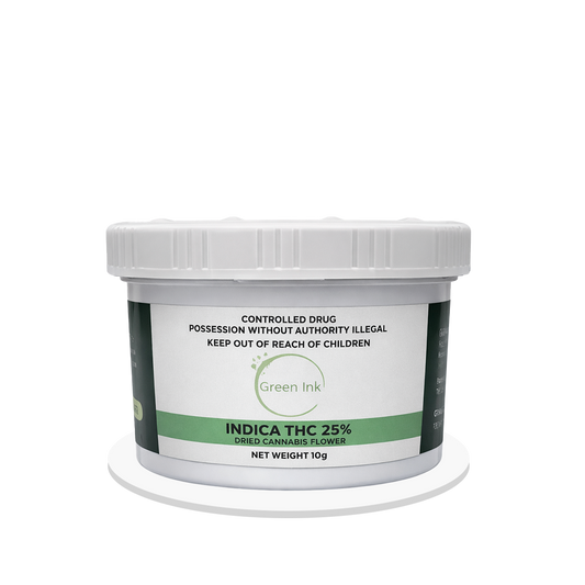 Green Ink - Indica - THC Flower 25% - 10g