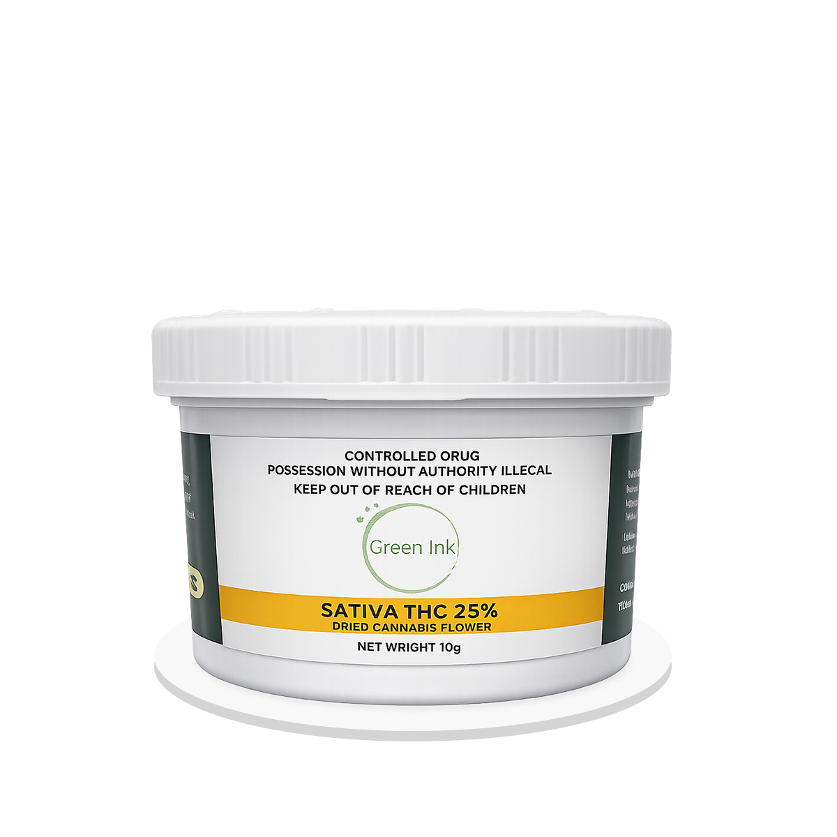 Green Ink - Sativa - THC Flower 25% - 10g