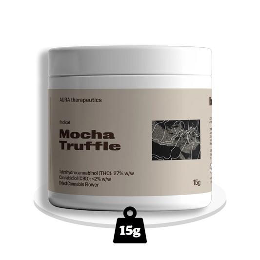 Aura Therapeutics - Mocha Truffle - THC Flower 27% - 15g
