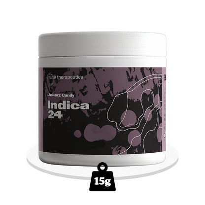 Aura Therapeutics - Jokerz Candy - Indica THC Flower 24% - 15g