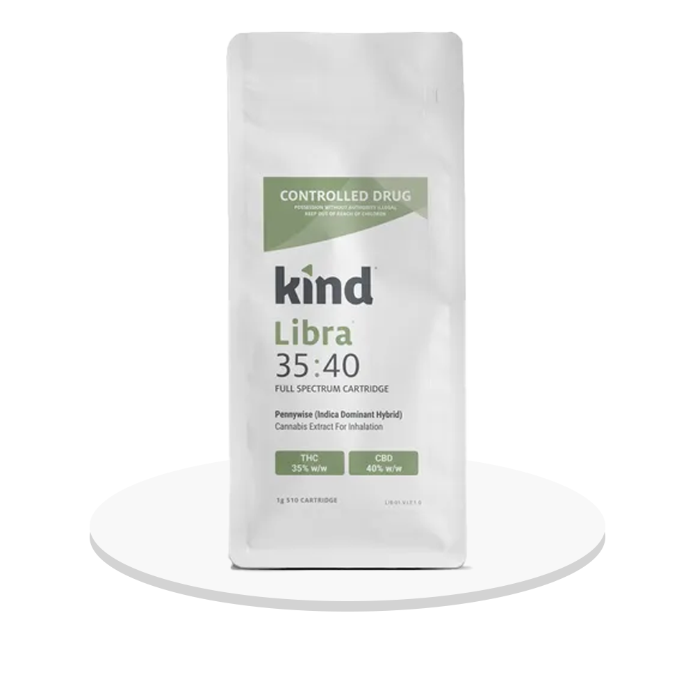 Kind Medical - Libra 35:40 - Liquid Vape Cartridge - 1g