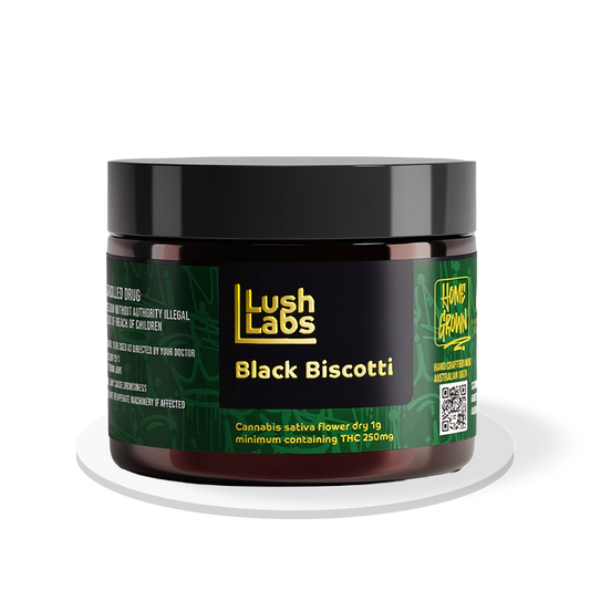 Lush Labs - Black Biscotti - THC Flower 25% - 10g
