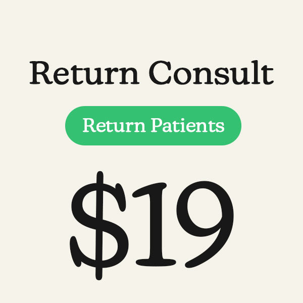 Return Consultation Price
