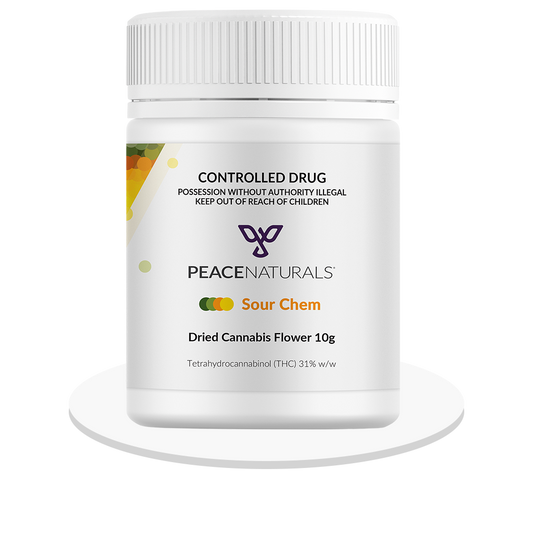 Peace Naturals - Sour Chem - THC Flower 31% - 10g