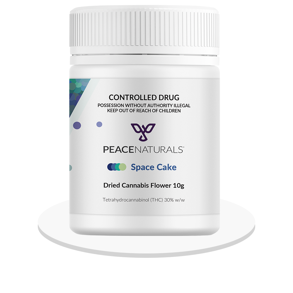 Peace Naturals - Space Cake - THC Flower 30% - 10g