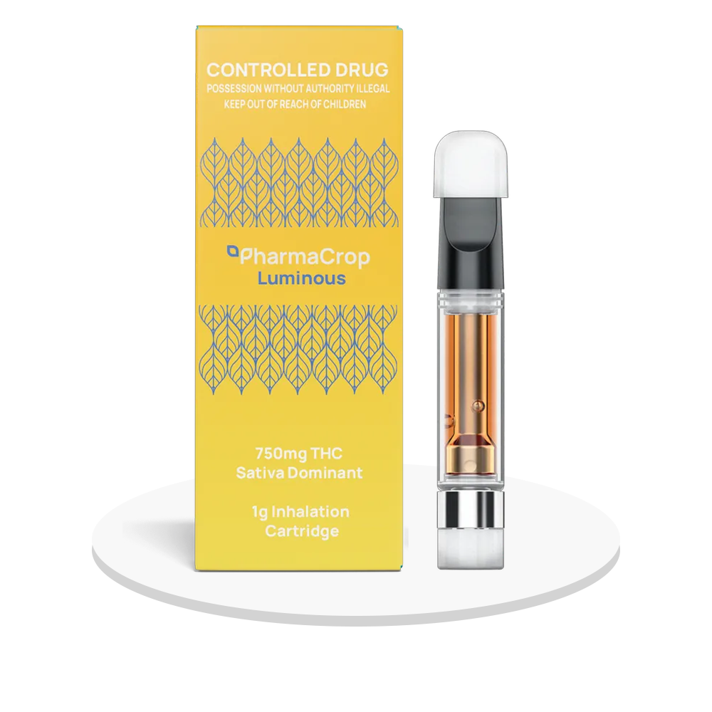 PharmaCrop - Luminous (THC 750mg - Sativa) - Liquid Vape Cartridge - 1g