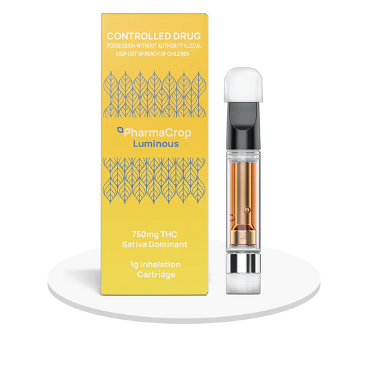 PharmaCrop - Luminous (THC 750mg - Sativa) - Liquid Vape Cartridge - 1g