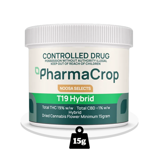 PharmaCrop - Noosa Selects T19 Hybrid - THC Flower 19% - 15g
