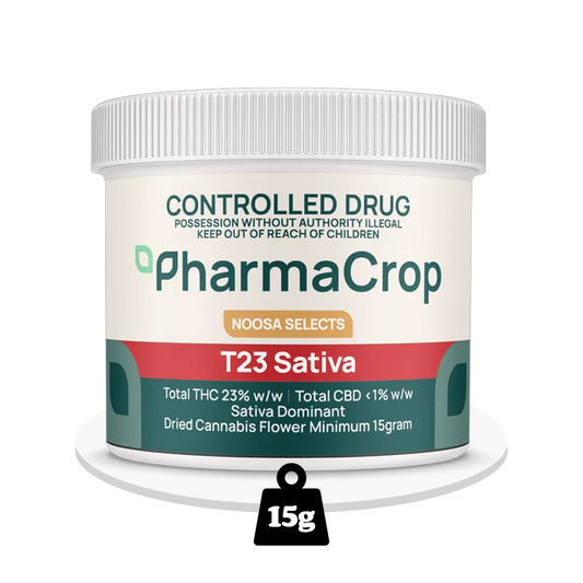 PharmaCrop - Noosa Selects T23 Sativa - THC Flower 23% - 15g