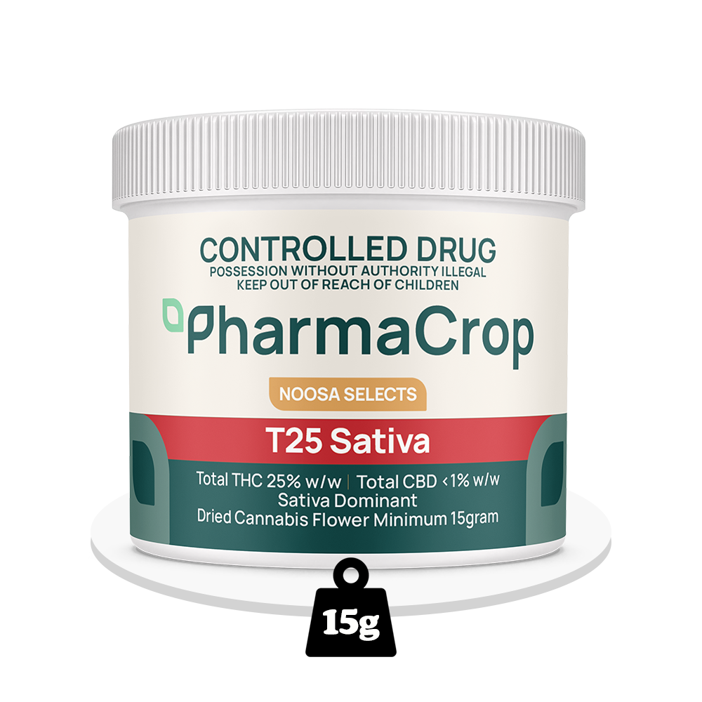 PharmaCrop - Noosa Selects T25 Sativa - THC Flower 25% - 15g