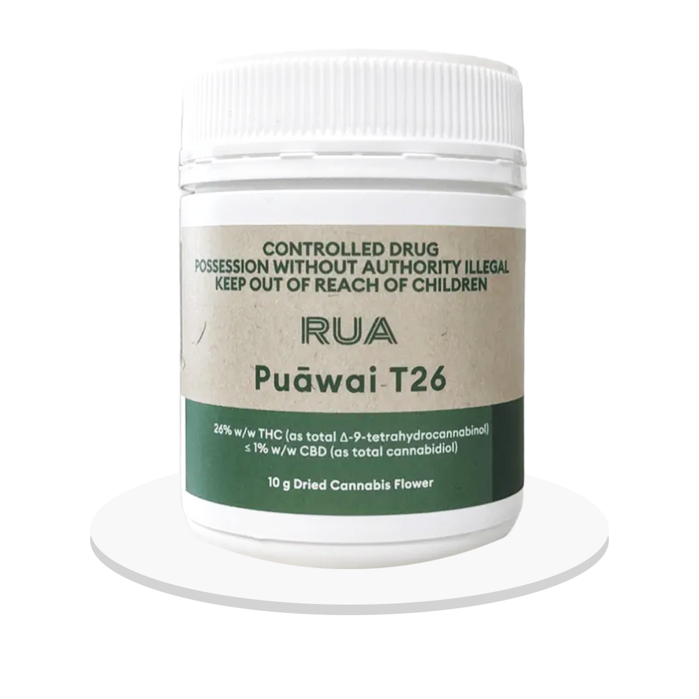 Rua Bioscience - Puāwai T26 - THC Flower 26% - 10g