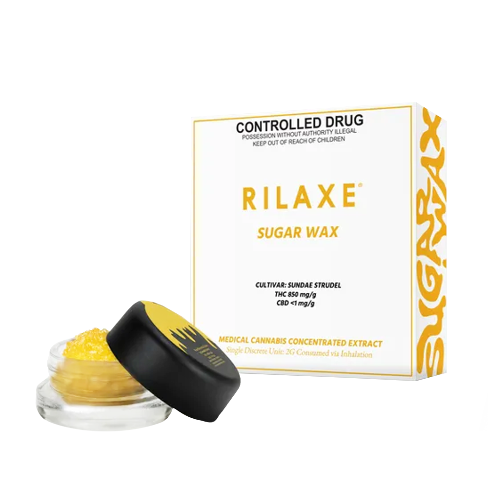 Rilaxe - Sundae Strudel Sugar Wax - Refined Cannabis Extract - 2g